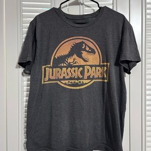 Jurassic Park Gray Short Sleeve Tee